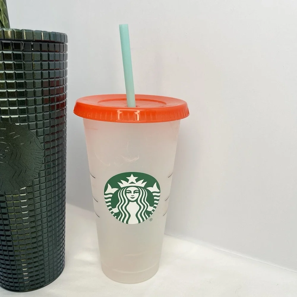 Starbucks Cup Lot Winter Green Grid Tumbler Color Change Confetti Blue Mushrooms